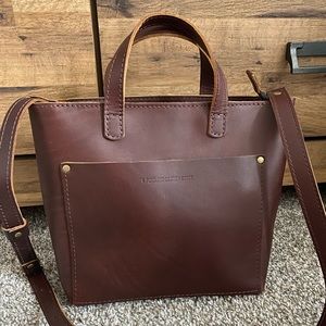 Mini Zipper Crossbody Portland Leather Goods NWOT